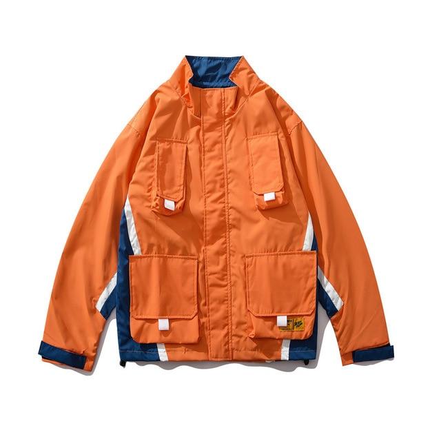Multi Pocket Cargo Jacket with Hoodie