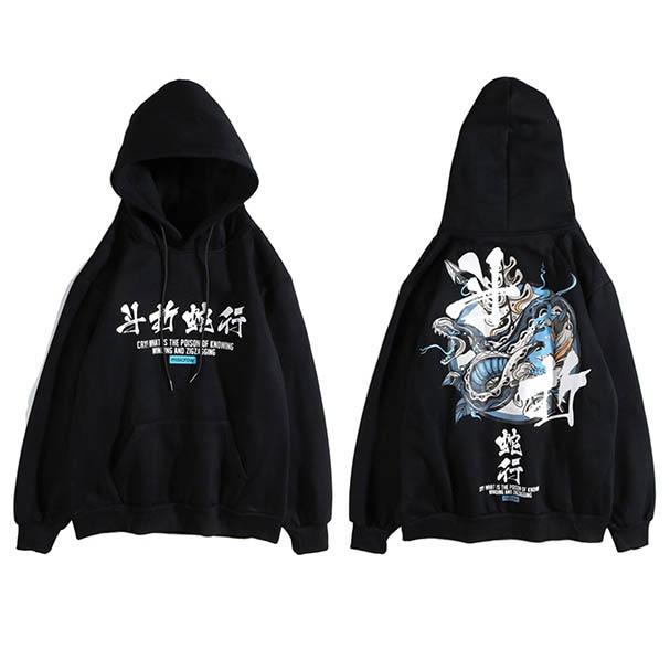 Oriental Snake Hoodie
