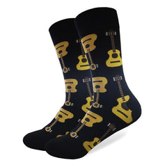 Acoustic Pattern Crew Cotton Socks