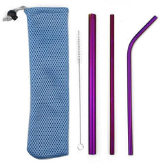 5PC Stainless Steel Straw