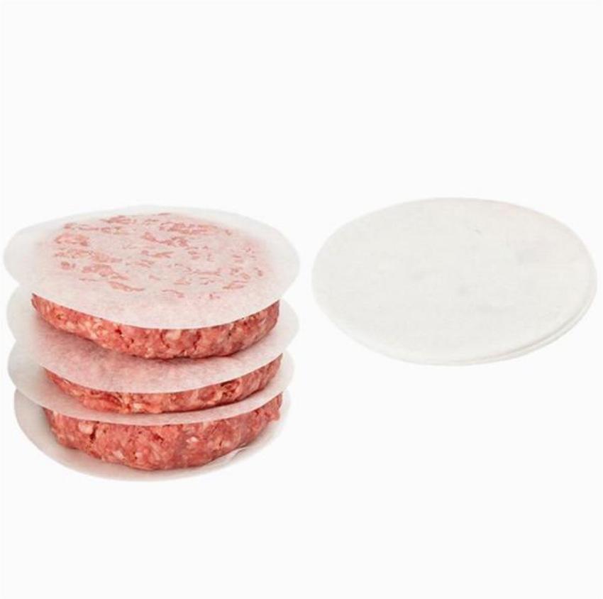 Hamburger Patty Press with Baking Paper Liners