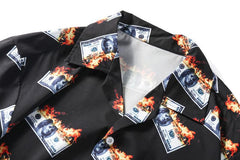Burning Dollar Hawaiian Shirt