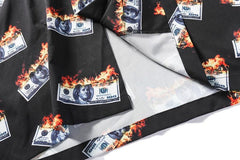 Burning Dollar Hawaiian Shirt