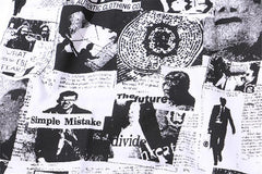 Full Printed Curved Hem Longline Tank Top