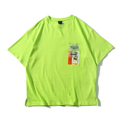 Fluo Green T-Shirt with Messenger Bag