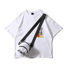 Fluo Green T-Shirt with Messenger Bag