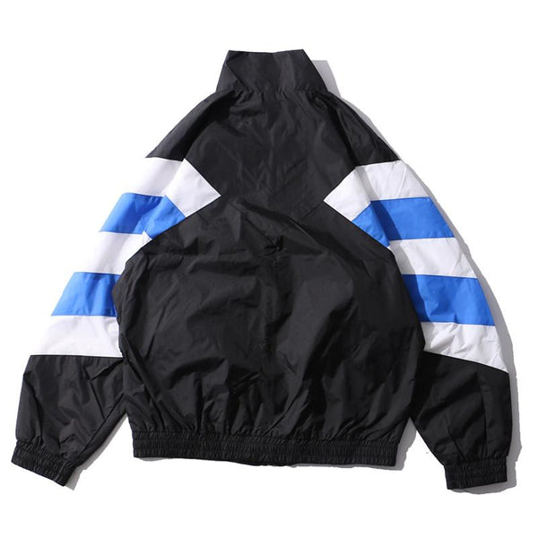 Color Block Mesh Lined Jacket