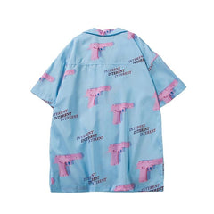 Pink Uzi Hawaiin Shirt
