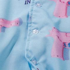 Pink Uzi Hawaiin Shirt