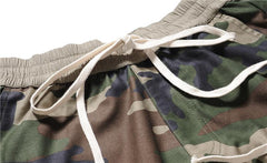 Elastic Waist Camouflage Pants