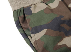 Elastic Waist Camouflage Pants