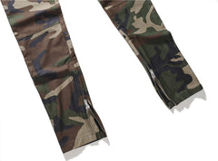 Elastic Waist Camouflage Pants