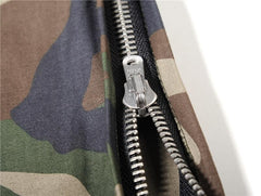 Elastic Waist Camouflage Pants