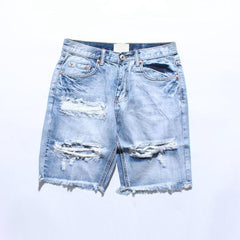 Destroyed Denim Shorts