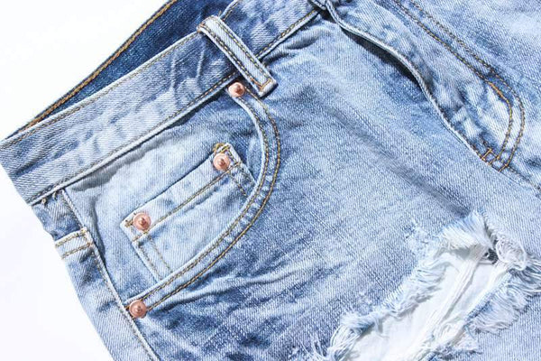 Destroyed Denim Shorts