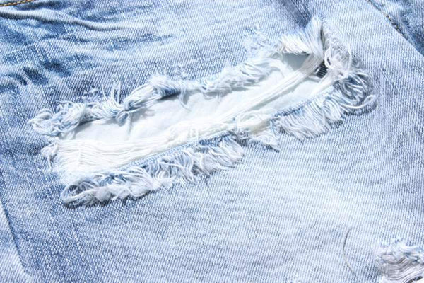 Destroyed Denim Shorts