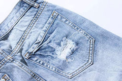 Destroyed Denim Shorts