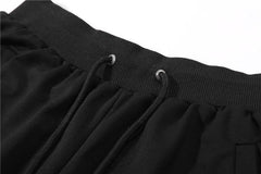 Flame Print Beach Shorts