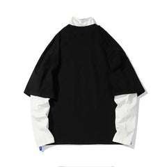 Lazy Star Drop Shoulder Long Sleeve Hip Hop T-shirt