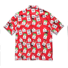 Cigarette Print Vintage Hawaiian Shirt