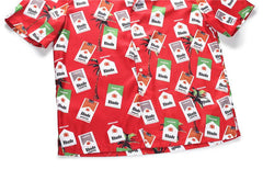 Cigarette Print Vintage Hawaiian Shirt