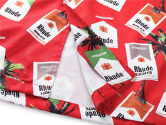 Cigarette Print Vintage Hawaiian Shirt