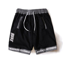 Printed Elastic Casual Shorts