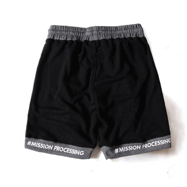 Printed Elastic Casual Shorts