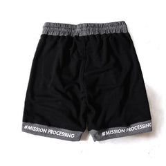 Printed Elastic Casual Shorts