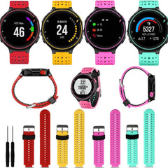 Replacement Silicone Watch Wrist Strap for Garmin Forerunner 235 630 230 GPS