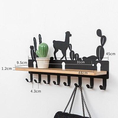Nordic Style Wrought Iron Coat Rack