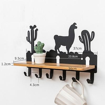 Nordic Style Wrought Iron Coat Rack