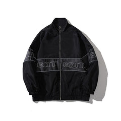 Colour Block Patchwork Windbreaker Jacket