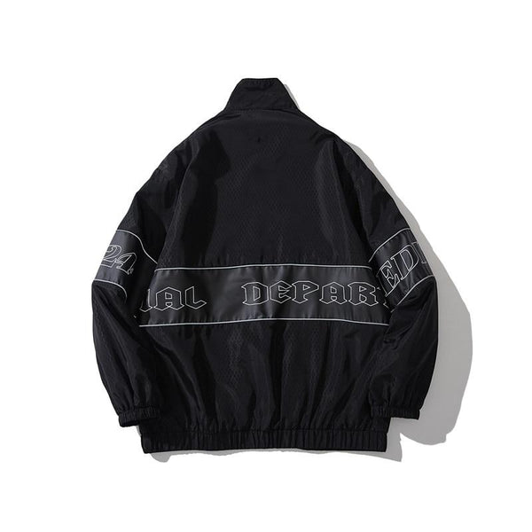 Colour Block Patchwork Windbreaker Jacket