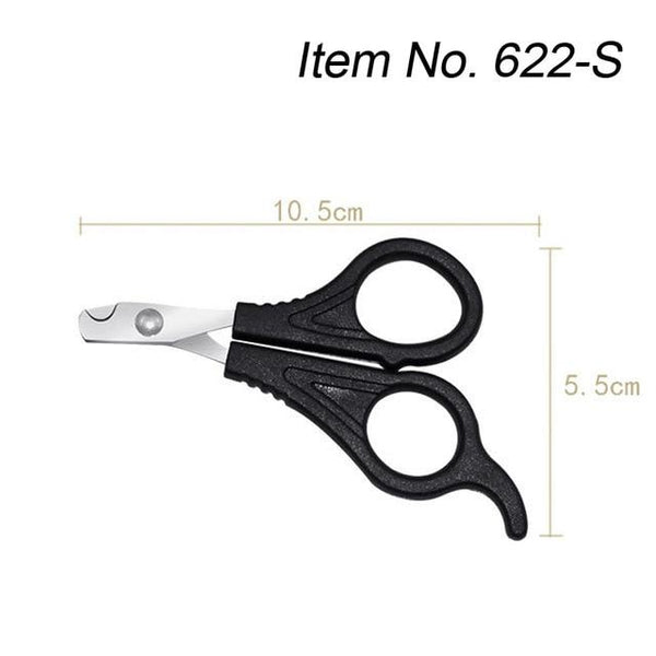 Stainless Steel Pet Nail Clipper with Sickle