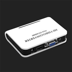 Portable Plug and Play VGA to HDMI Converter Adapter