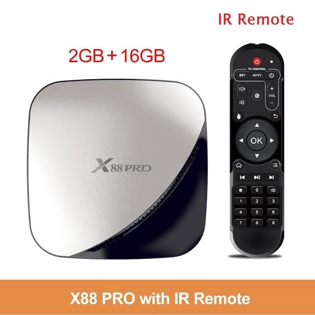 Android 9.0 X88 Quad Core Pro TV Box