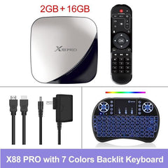 Android 9.0 X88 Quad Core Pro TV Box