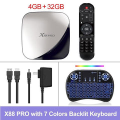 Android 9.0 X88 Quad Core Pro TV Box