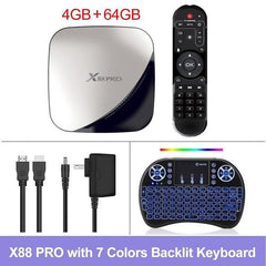Android 9.0 X88 Quad Core Pro TV Box