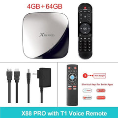 Android 9.0 X88 Quad Core Pro TV Box