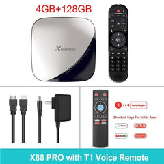 Android 9.0 X88 Quad Core Pro TV Box