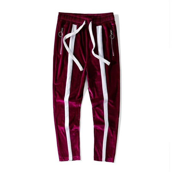Velvet Stripe Sweatpants