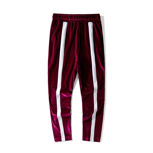 Velvet Stripe Sweatpants