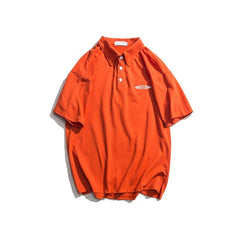 Solid Color Polo Shirt