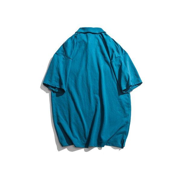 Solid Color Polo Shirt