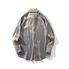 Reflective Satin Longsleeve Shirt