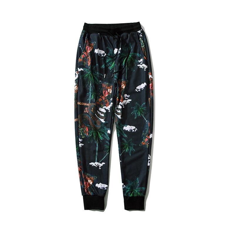 Coconut Tree Print Sweatpants