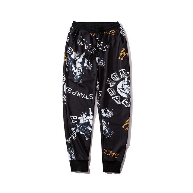 Vintage Print Sweatpants