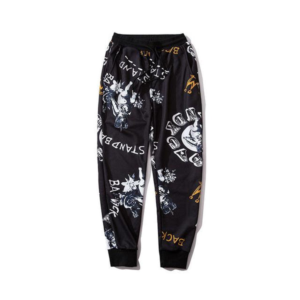 Vintage Print Sweatpants